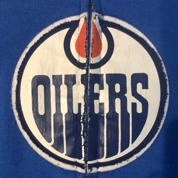 EDMONTON OILERS OFFICIAL NHL ZIP UP HOODIE - Picture 7 of 7